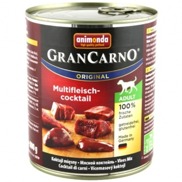 Влажный корм Animonda GranCarno Adult Multi Meat Cocktail мультимясной коктейль для собак