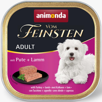 Вологий корм Animonda Vom Feinsten Adult with Turkey + Lamb з індичкою та ягням