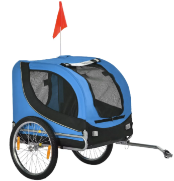 Велосипедний причіп для собак Derby Bestopet RL Blue