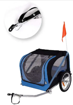Велосипедний причіп для собак Derby Bestopet RL Blue