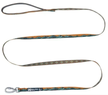 Повідець для собак Trail quest leash RP signature edition Non-stop dogwear Бірюзовий/Дубовий