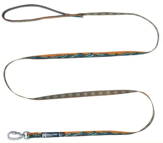 Повідець для собак Trail quest leash RP signature edition Non-stop dogwear Бірюзовий/Дубовий