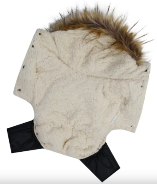 Зимовий комбінезон на хутрі DogsBomba абстракція кольоровий