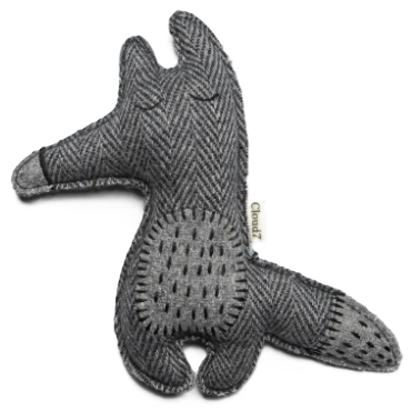 Мягкая игрушка для собак Cloud7 Toy Fox Fips Серый