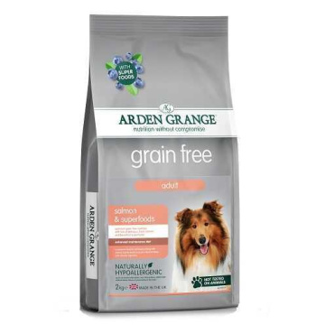 Arden Grange Grain Free Adult Salmon & Superfoods Беззерновый с лососем для взрослых собак