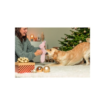 Игрушка Trixie для собак Рождественский олень с шелестом полиэстер 