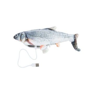 Игрушка Trixie для кошек Рыба движущаяся ткань кошачья мята 