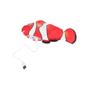 Игрушка Trixie Рыба движущаяся ткань кошачья мята