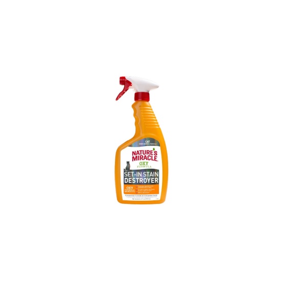 Средство 8in1 Nature's Miracle Cat Orange Oxy Spray для устранения пятен и запахов от кошек