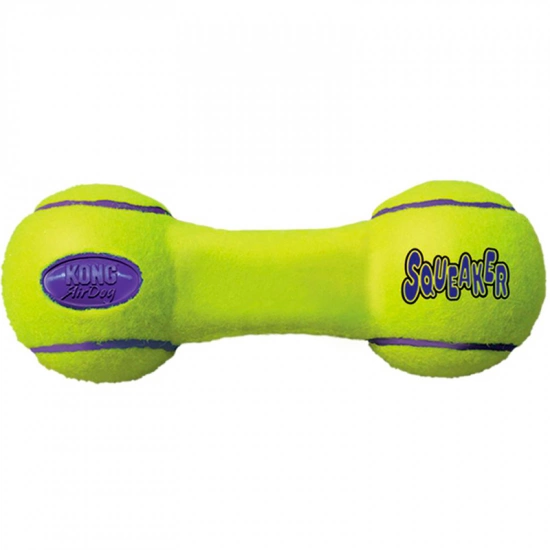 Kong AirDog Squeaker Dumbbell Гантель для апорту і активних ігор, що сприяють здоров'ю вихованця