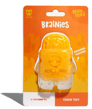 Іграшка Zee.Dog - Brain Fried для собак зі смаком банана