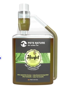 Конопляное масло для собак Pets Nature Hemp Oil