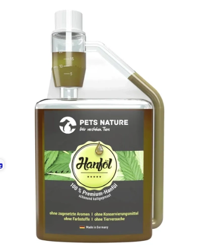 Конопляное масло для собак Pets Nature Hemp Oil
