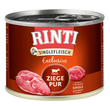 Rinti Singlefleisch Exclusive Ziege Pur РІНТІ КОЗА МОНОПРОТЕЇН беззерновий повнораціонний натуральний вологий корм для собак