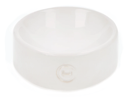 Керамічна миска для їжі Harley&Cho White Sphere Ceramic Bowl для собак