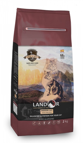 Landor Cat Indoor качка з рисом