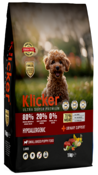 Сухой корм Klicker для щенков Малых пород Гипоаллергенный с ягненком