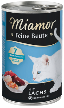 Miamor Feine Beute mit Lachs ЛОСОСЬ беззерновой полнорационный влажный корм для кошек