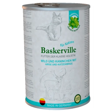 Baskerville Holistic Cat Оленина з кроликом та котячою м'ятою