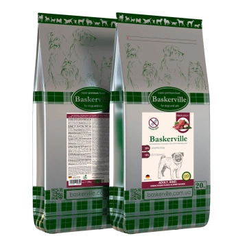 Baskerville Grain Free Adult Rind Getreidefrei kleine Rassen