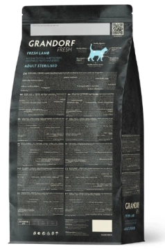 Grandorf FRESH TURKEY & SWEET POTATO ADULT CAT STERILISED - Сухой корм для стерилизованных кошек индейка с бататом