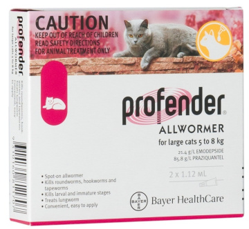 Профендер Спот-Он для котів на вагу від 5-8 кг (Bayer Profender Spot-On 5-8 кг)