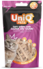 Ласощі для котів Uniq PETS CAT SNACKS MIMI м'які смужки з лососем та таурином