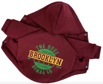 Толстовка DogBomba Brooklyn марсала