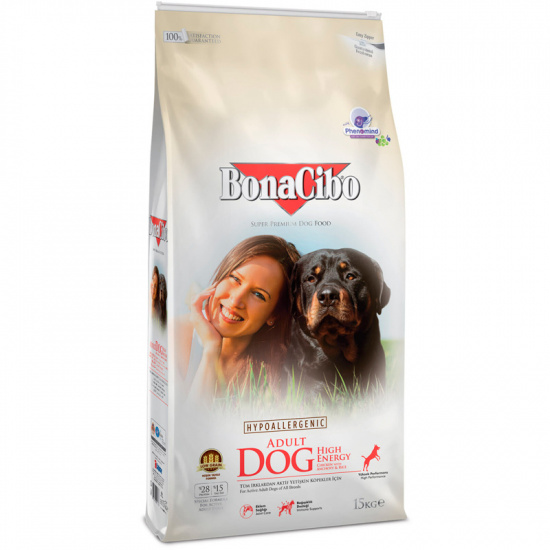 BonaCibo Adult Dog High Energy Chicken&Rice with Anchovy