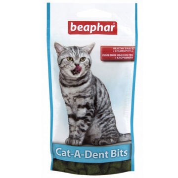 Beaphar Cat-A-Dent Bits Подушечки для чистки зубов кошек