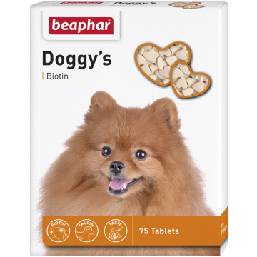 Beaphar Doggy's Biotin Витаминизированное лакомство с биотином для собак