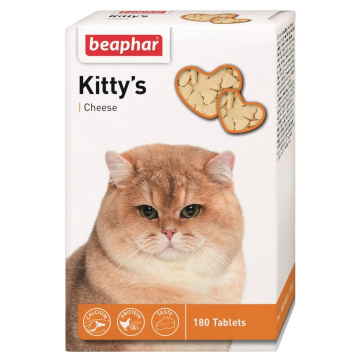 Beaphar Kitty's Cheese Витамины для взрослых кошек