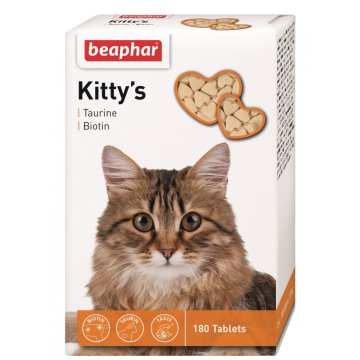 Beaphar Kitty's Taurin & Biotin Витамины для взрослых кошек