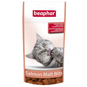 Beaphar Malt-Bits with Salmon Подушечки с добавлением Мальт-пасты