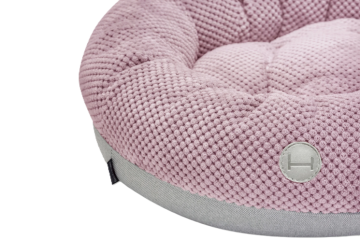 Овальний лежак Harley & Cho Bagel Pink для собак