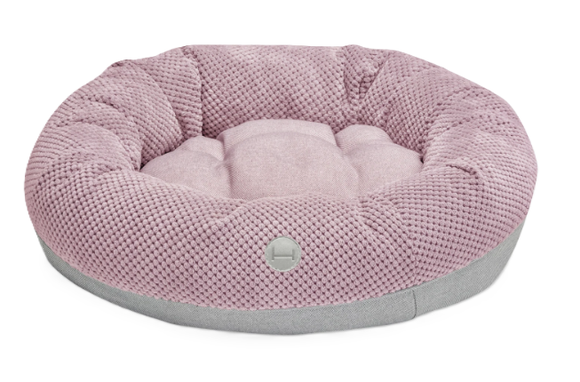 Овальний лежак Harley & Cho Bagel Pink для собак