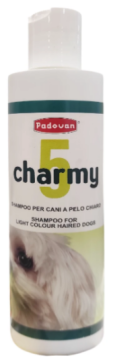Шампунь PADOVAN Charmy 5 для собак со светлой/белой шерстью 
