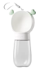 PetSummer Bottle Портативна поїлка для собак і котів з функцією годівниці, біла