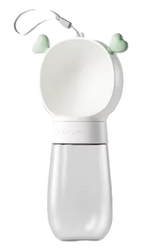PetSummer Bottle Портативная поилка для собак и кошек с функцией кормушки, белая