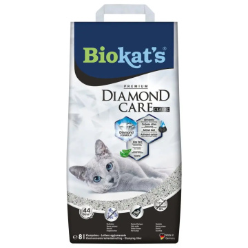 Наповнювач туалета для котів Biokat's Diamond Classic (бентонітовий)