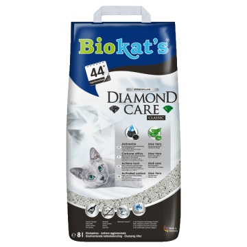 Наполнитель туалета для кошек Biokat's Diamond Classic (бентонитовый)