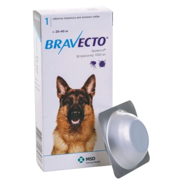 Bravecto от 20 до 40 кг