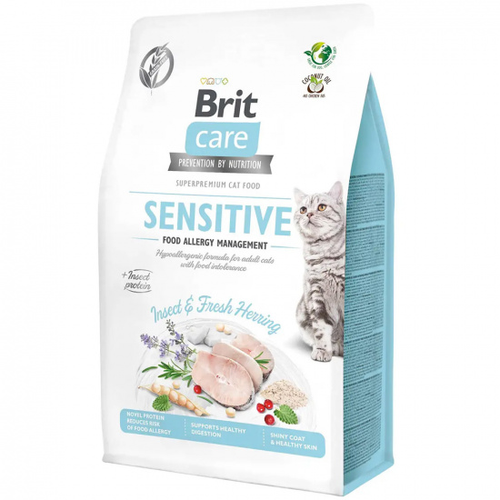 Brit Care Cat Grain Free Insect с насекомыми и рыбой
