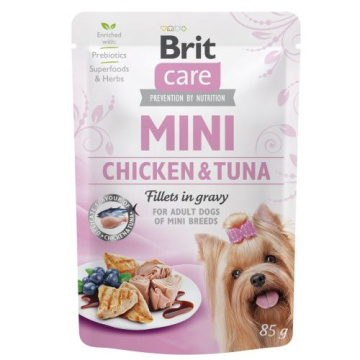 Brit Care Dog Mini Fillets In Gravy з куркою та тунцем