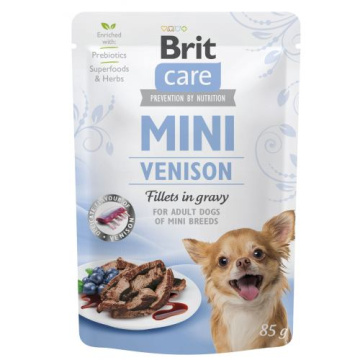 Brit Care Dog Mini Fillets In Gravy с олениной