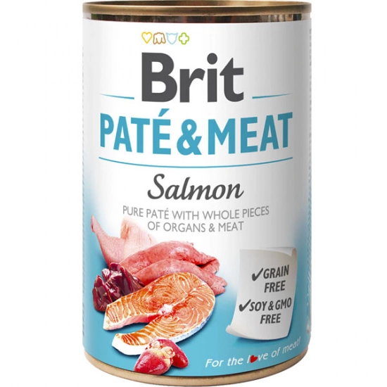 Brit Pate & Meat Dog з лососем
