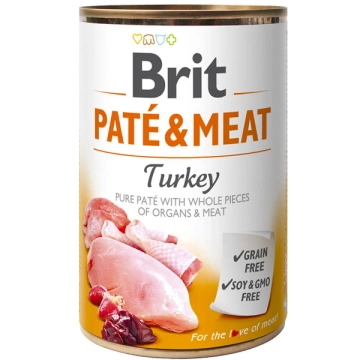 Brit Pate & Meat Dog з індичкою