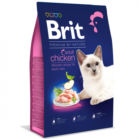 Brit Premium by Nature Cat Adult с курицей