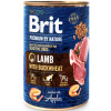 Brit Premium by Nature с ягненком и гречкой