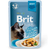 Brit Premium Куряче філе в соусі для котів